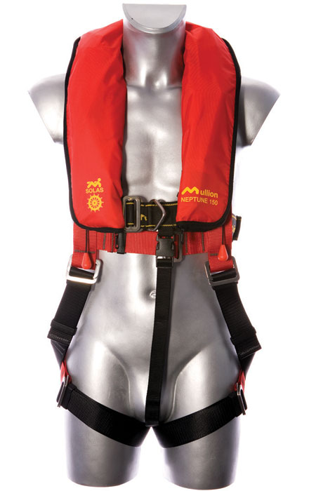 Life jacket with harness